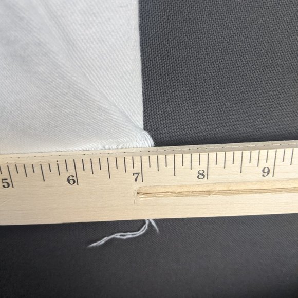 Good American Jeans Women 6 Good Curve White Denim High Rise Straight Ankle - Picture 13 of 16